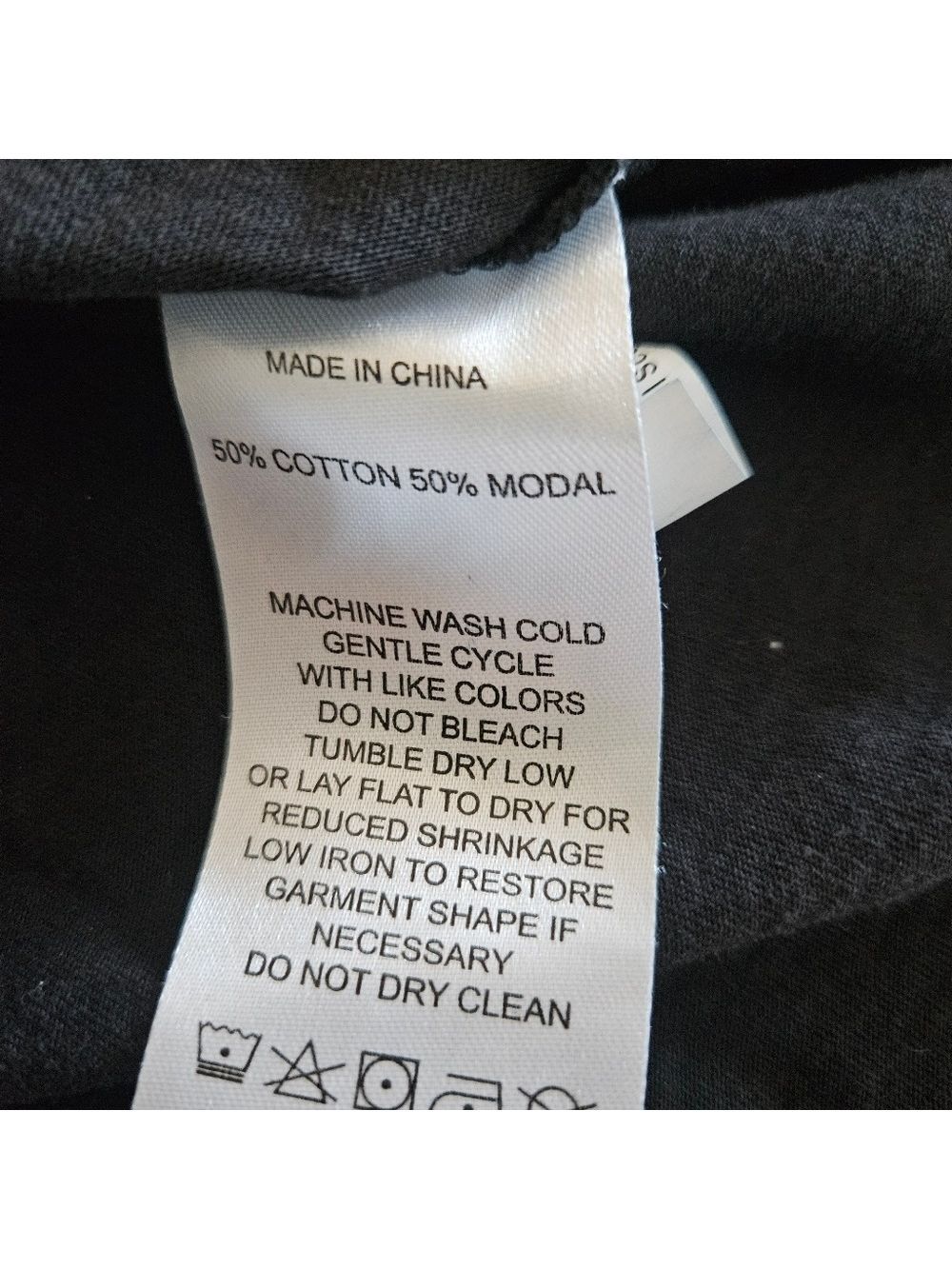 Quince Jet Black Short Sleeve Tee – Soft Cotton Modal – Size L – New - Picture 4 of 7